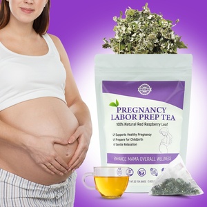 Té de Hoja de Frambuesa Roja Pura Chinaherbs, Té para la Preparación del Embarazo y el Parto, Té de Fertilidad para Mujeres, Imprescindible para el Trimestre, Bolsa de Productos - Product Image 1