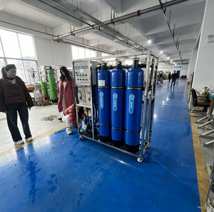 เครื่องกรองน้ำระบบ Reverse Osmosis ระดับอุตสาหกรรม ขนาด 500 ลิตรต่อชั่วโมง สำหรับบำบัดน้ำ<span class=keywords><strong>บาดาล</strong></span> พร้อมระบบควบคุม PLC และวัสดุสแตนเลส SS304 - Product Image 3