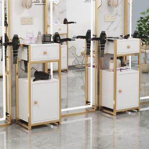2024 Gabinete de metal dorado Muebles de belleza y peluquería para salones de peluquería y talleres - Product Image 2