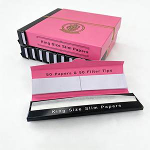 En stock, logo personnalisé, papier à rouler manuel de qualité alimentaire, écologique, jetable, taille king, biologique, naturel - Product Image 2