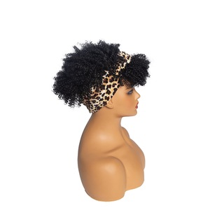 Perruque courte bouclée parfumée et charmante J308, bandeau en fibre synthétique pour femmes, convient à toutes les formes de visage - Product Image 5