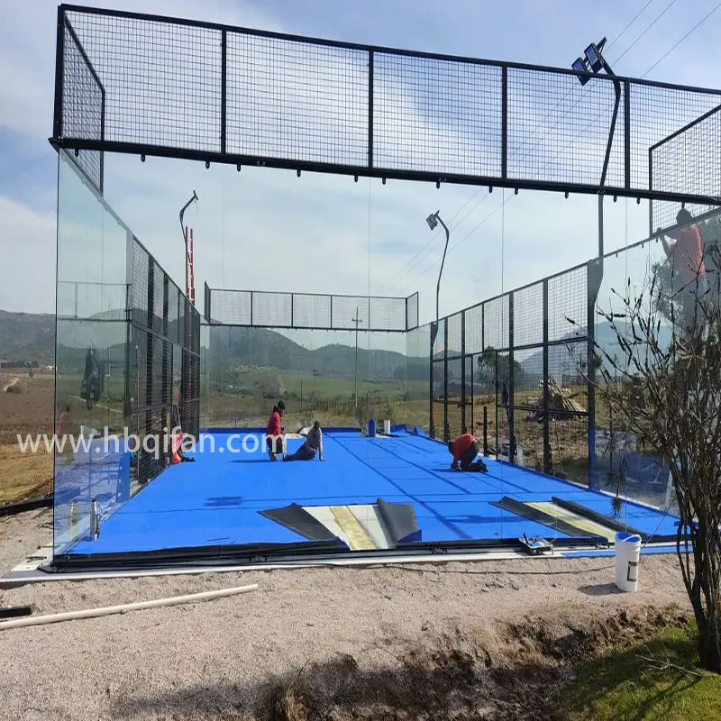 Paddle Tennisbaan Fabrikant Professionele Hoge Kwaliteit Groot Frame Cancha De Padel