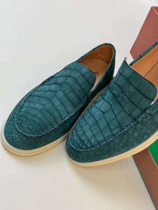 Mocassins en cuir de crocodile 100% véritable, chaussures décontractées à enfiler pour homme, mocassins en cuir de crocodile pour homme - Product Image 5