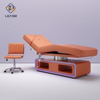 Table de Massage Électrique de Luxe Chauffante pour Épilations, Extensions de Cils, Soins du Visage, Lit de Beauté Cosmétique pour Salons de Beauté et Spas