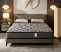 Matelas hybride respirant et rafraîchissant personnalisé avec mousse à mémoire de forme en gel et ressorts ensachés pour hôtel, chambre, appartement, villa