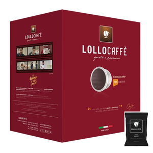100 Capsule Compatibili Lollo Miscela Nera per Macchine da Espresso Manuali 0,12g/Capsula - Product Image 1
