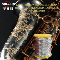 Manufacturer Wholesale Retail Good Quality High Grade Alto Saxophone X7-III Bare Copper Process Blue Saxophone