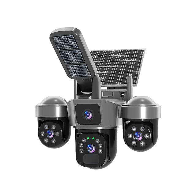 Solar Battery 4G LTE WiFi Wireless Outdoor Camera PTZ Full HD IP66 Waterproof AI Motion Tracking Cloud Storage for Home Security