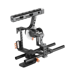 Kit de cage vidéo en alliage d'aluminium <span class=keywords><strong>C500</strong></span> pour appareil photo/caméscope, système de réalisation de films pour GH4, <span class=keywords><strong>Sony</strong></span> A7S/A7/A7R/A7RII - Product Image 6