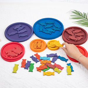 Hot New DIY Wooden Rainbow Puzzle Blocks Nesting Cartoon Building Toy for Kids Baby & Toddlers CPC CE Certified - Product Image 6