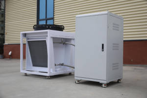 Tour de refroidissement à roulement fluide 50KW, armoire de refroidissement et de chauffage hydroélectrique à refroidissement sec avec dissipateur thermique en cuivre et aluminium pour boîtier d'ordinateur - Product Image 3