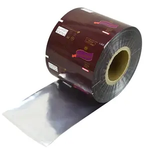 China Supplier Custom Print Automatic Packing Flexible Food Package Materials Roll Stock Plastic Sealing Film For Ice Cream