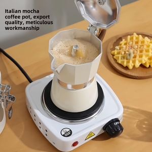 <span class=keywords><strong>Cafetera</strong></span> Italiana para Espresso, <span class=keywords><strong>Cafetera</strong></span> Moka de Aluminio, Utensilios para Café - Product Image 2