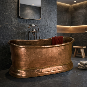 Bañera de Lujo de Cobre en Oferta, Diseño con Acabado Pátina, Precio al por Mayor - Product Image 3