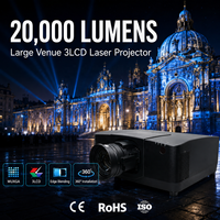 Projecteur de cartographie professionnelle 20000 lumens, projecteur laser 3LCD pour la projection de bâtiments et les grands événements