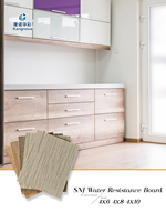 Meuble de rangement moderne pour chambre à coucher, unité en panneaux MDF mats certifiés E1, placage bois, résistant à l'humidité, pour cuisine et supermarché