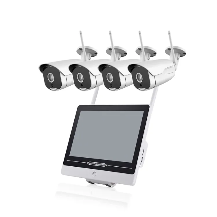 Anran-Kit de vidéosurveillance Nvr Poe, système de vidéo Surveillance, 8 canaux, avec moniteur, 8 caméras, Cctv