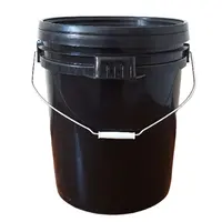 Plastic Paint Bucket with Plastic Handle Lid, PP Bucket