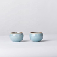 Ensemble de tasses en céramique Brewista, tasse à café artisanale, tasse en porcelaine de Jingdezhen