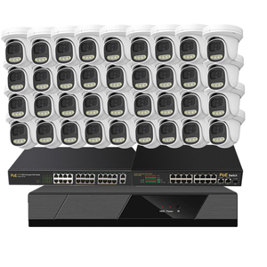 Jianvision - Juego de Cámaras <span class=keywords><strong>IP</strong></span> Tipo Domo de 36 Canales y 4MP con Interruptores POE y Grabación de Video y Audio NVR en el Techo de la Casa - Product Image 1