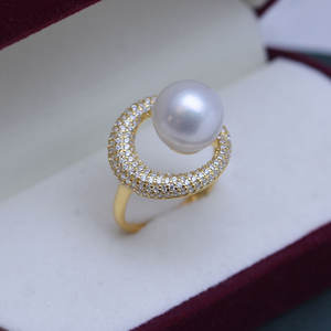 Anillo de Plata S925 Redondo de 10-11 mm de Zhuji Danshui, Luz Intensa, Hecho a Mano, Sin Defectos, Diseño Abierto - Product Image 5