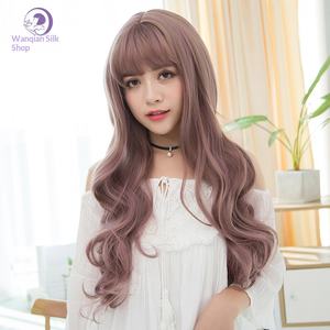 Perruque en fibre chimique à haute température, style coréen, cheveux bouclés pour femmes, effet mat, grande vague, <span class=keywords><strong>simulation</strong></span> complète, pour le commerce extérieur - Product Image 3