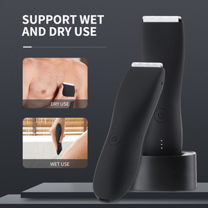 Recortador eléctrico de pelo de ingle para hombre, máquina de afeitar de bola higiénica, impermeable, en húmedo y seco - Product Image 4
