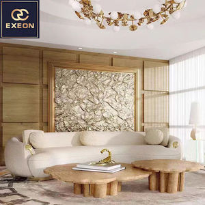 Ensemble de canapés italiens de luxe pour la maison, canapé moderne en <span class=keywords><strong>cuir</strong></span> pour salle d'attente, chaise de salon, restaurant, hôtel, salle d'attente - Product Image 3