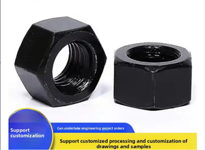 Kunden spezifischer geschwärzter Kohlenstoffs tahl 8,8/10,9 Große Sechs kant muttern Hochfeste 8,8/10,9-Muttern mit großen Muttern - Product Image 5