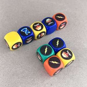 Dados de Mármol y Perla Ecológicos de 16 mm a Precio Más Bajo para Juegos de Mesa y Promoción - Product Image 4