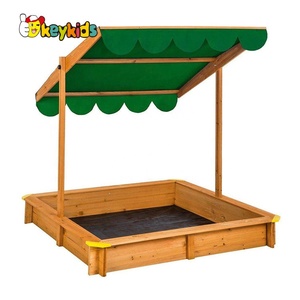 Aire de jeux extérieure pour enfants, <span class=keywords><strong>bac</strong></span> à <span class=keywords><strong>sable</strong></span> en <span class=keywords><strong>bois</strong></span> avec couvercle W01D257 - Product Image 4