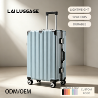 Ensemble de bagages de voyage élégant et durable en PC rigide, 3 pièces, valises souples avec 4 roues pivotantes, OEM ODM