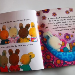 Serie di 18 Libri Illustrati in Inglese 'Im Feeling Love/Sad' con Coniglietto Mochi, Rilegatura Morbida, Gestione Emozionale EQ, Prodotti in Cina - Product Image 4