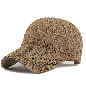 Casquette de baseball en maille ajourée respirante, protection solaire, 6 panneaux, réglable, pour le sport, décontractée, pour l'extérieur et les voyages - Product Image 1