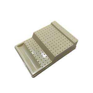 Dental Bur Box 168 Hole Plastic Sterilization <b>Case</b> With Drawer For Instrument Storage - Product Image 2