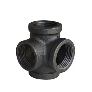 Black malleable iron pipe fittings gas fittings BSP NPT thread