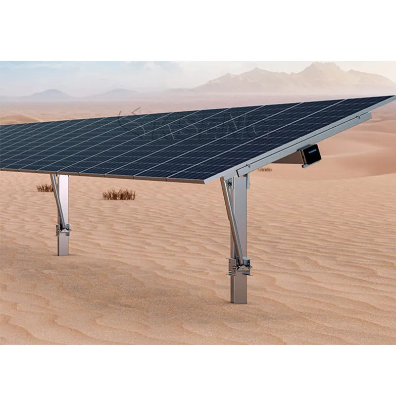 Manufacturer Direct Sale-Good Price Custom Sun Solar Tracker Photovoltaic Mounting Smart Single Axis Solar Tracker