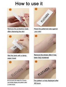 Tatouages temporaires personnalisés pour femmes et filles, autocollants à paillettes effet taches de rousseur, imperméables, métalliques or, argent, or rose, imprimés sexy pour le visage et le corps - Product Image 6