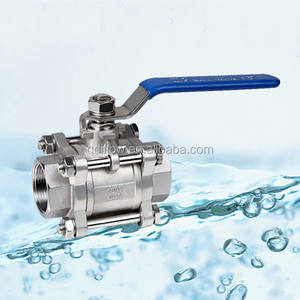 3 cái thép không gỉ Key <span class=keywords><strong>Lock</strong></span> Ball valve với nữ Threaded - Product Image 2