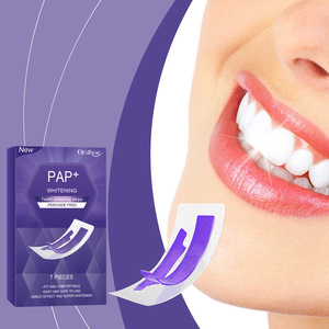 Bandes blanchissantes violettes personnalisées pour les dents – Patchs de soins bucco-dentaires quotidiens pour rafraîchir et nettoyer les dents - Product Image 2