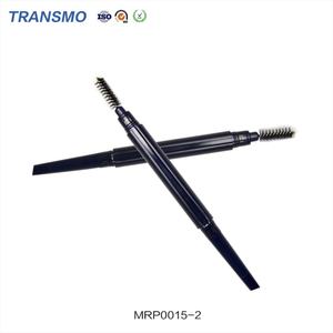 Custom <b>Color</b> Cosmetic Plastic Packaging Empty Eyebrow <b>Pencil</b> Tube Double Head Eyebrow <b>Pencil</b> With Brush - Product Image 6