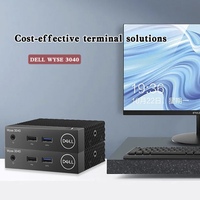 Mini PC de Escritorio Usada Directo de Fábrica, Procesador Intel Core, SSD, Ventilador de Refrigeración Portátil, Wyse 3040 Thin Client, Inalámbrico/Cableado Dual