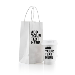 Wholesale Custom Cheap Kraft Paper Tote Bags for Single Beer and Wine Bottle for Supermarket Promotion and Coffee Gift Giving