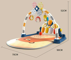 ילדים רוטרי טחנת רוח מוסיקלי שטיח רך בייבי פעילות חדר כושר צעצוע בעיטת <span class=keywords><strong>n</strong></span> לשחק פסנתר לשחק מחצלת - Product Image 4