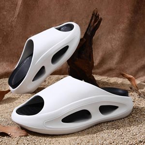 Sandales d'été pour hommes à bout ouvert, claquettes d'extérieur en EVA à semelle épaisse, antidérapantes, style sport, haut de gamme, personnalisables avec logo - Product Image 1