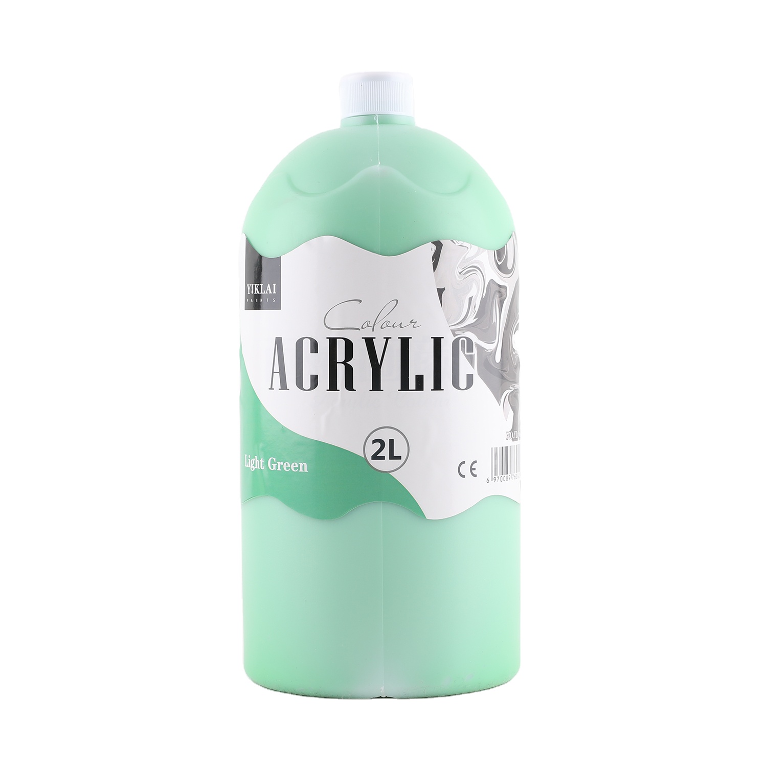 1/2 Gallon Studio Heavy Body Acrylic Paint for Artist, 2L Artist-quality Barrel Acrylic Paint