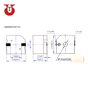 Zumbador SMD de Material de carcasa de plástico, transductor magnético de 13mm, nuevo producto, buen precio - Product Image 2