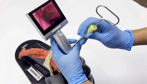 10 Lâminas Set Sensorendo Display HD Vídeo Laringoscópio Anti Nevoeiro Operação Cirúrgica Anestesia Intubação Videolaringoscópio - Product Image 3