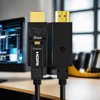 OEM HDMI 2.0 Fibre Optique Type de Câble D-A 5m 8m 10m 15m 30m pour Moniteur Led PS4 Projecteur