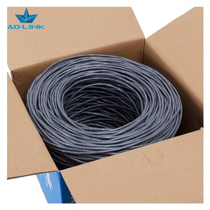 Cáp Ethernet Lan Utp Có Thể Thu Vào Nhà Máy Rj45 Che Chắn Cca Đồng Trong Nhà Ftp Cat6 CAT 6 305M 1000ft Giấy Bạc PVC / LSZH Al Mới - Product Image 6